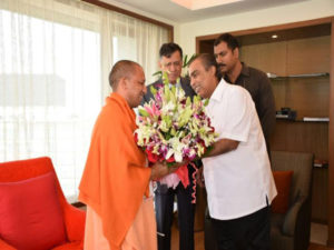 Yogi-with-Mukesh-Ambani