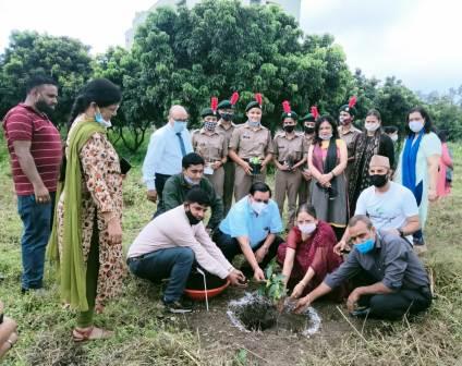 एसजीआरआर विवि में मनाया गया हरेला पर्व, लगाए गए फलदार व औषधीय वृक्ष