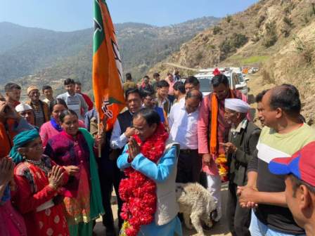 श्रीनगर विधानसभा क्षेत्र में जनता का आभार जताने गांव-गांव पहुंचे धन सिंह रावत