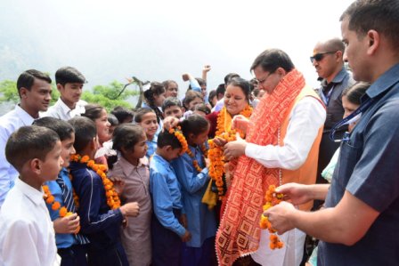 सीएम धामी का रुद्रप्रयाग दौरा, छः बड़ी विकास योजनाओं का किया ऐलान