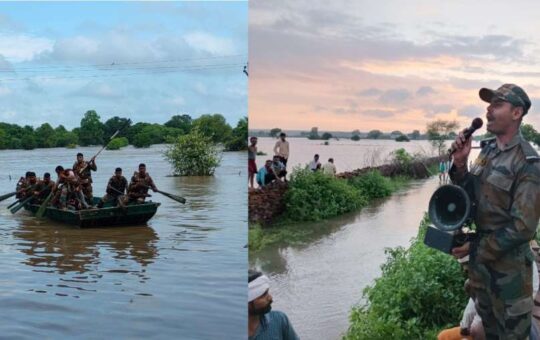 राजस्‍थान में बाढ़ ने मचाई तबाई, बचाव अभियान के लिए सेना की ली गई मदद