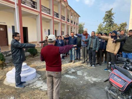 धर्मानंद उनियाल डिग्री कालेज मेंः शिक्षकों और छात्र-छात्राओं ने मताधिकार प्रयोग की ली शपथ